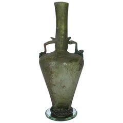 Antique Ancient Roman Glass Bottle