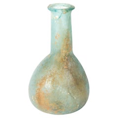Ancient Roman Glass Bottle 