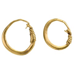 Ancient Roman Gold Earrings