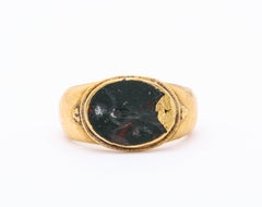Ancient Roman Intaglio Ring of Helios