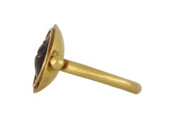 Ancient Roman intaglio Victory ring, circa 1st century AD
