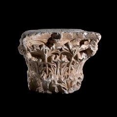 Ancient Roman Marble Column Capital