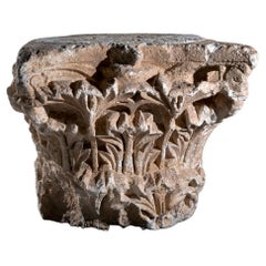 Ancient Roman Marble Column Capital