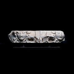 Ancient Roman Marble Frieze Fragment