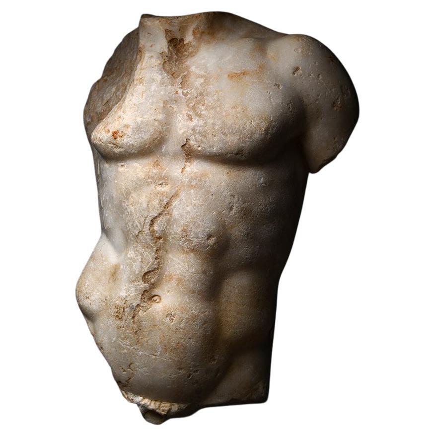 Ancient Roman Marble Torso of Marsyas