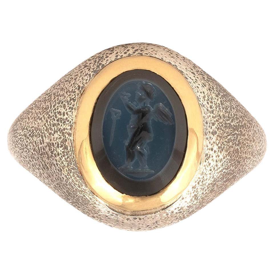 Roman Amethyst Intaglio Ring at 1stDibs