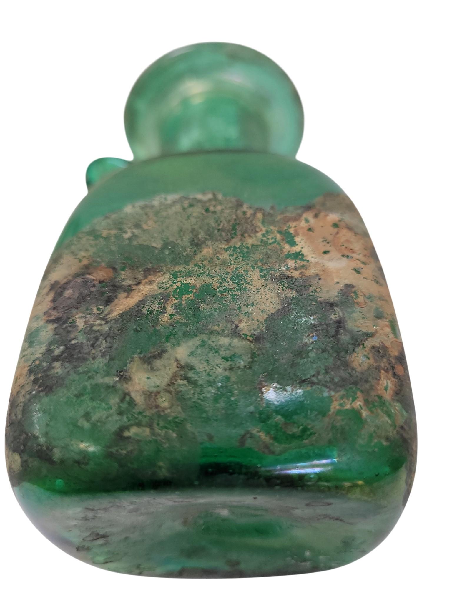 Ancient Roman or Early Islamic Glass Flask, , 1st–7th Century AD For Sale 12