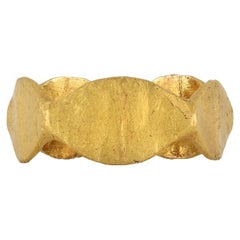 Ancient Roman Pentagonal Gold Ring, circa 43-410 AD