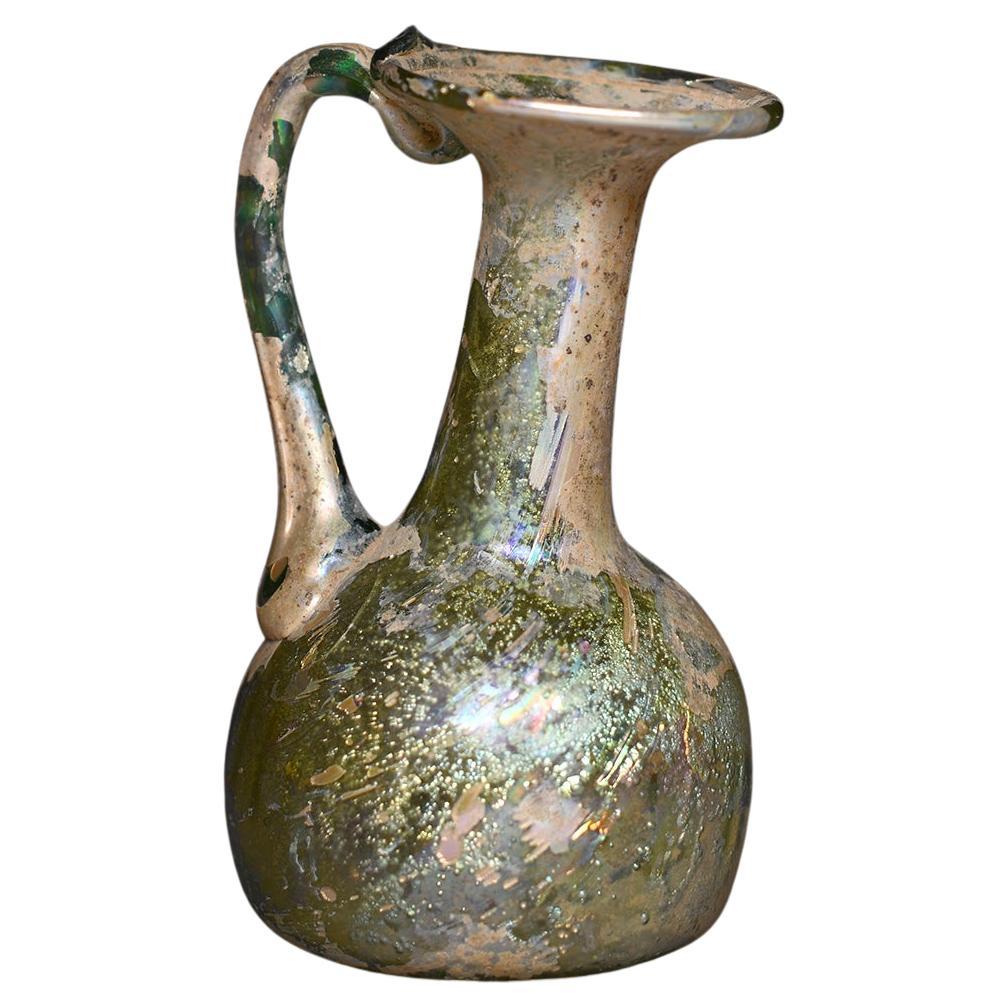 Ancient Roman Period Glass Pitcher