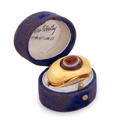 Anello romano antico con Nettuno