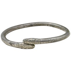 Ancient Roman Snake Bracelet Silver 2nd century AD Wearable Museum Quality