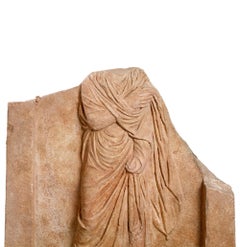 Ancient Roman Stele Relief Fragment
