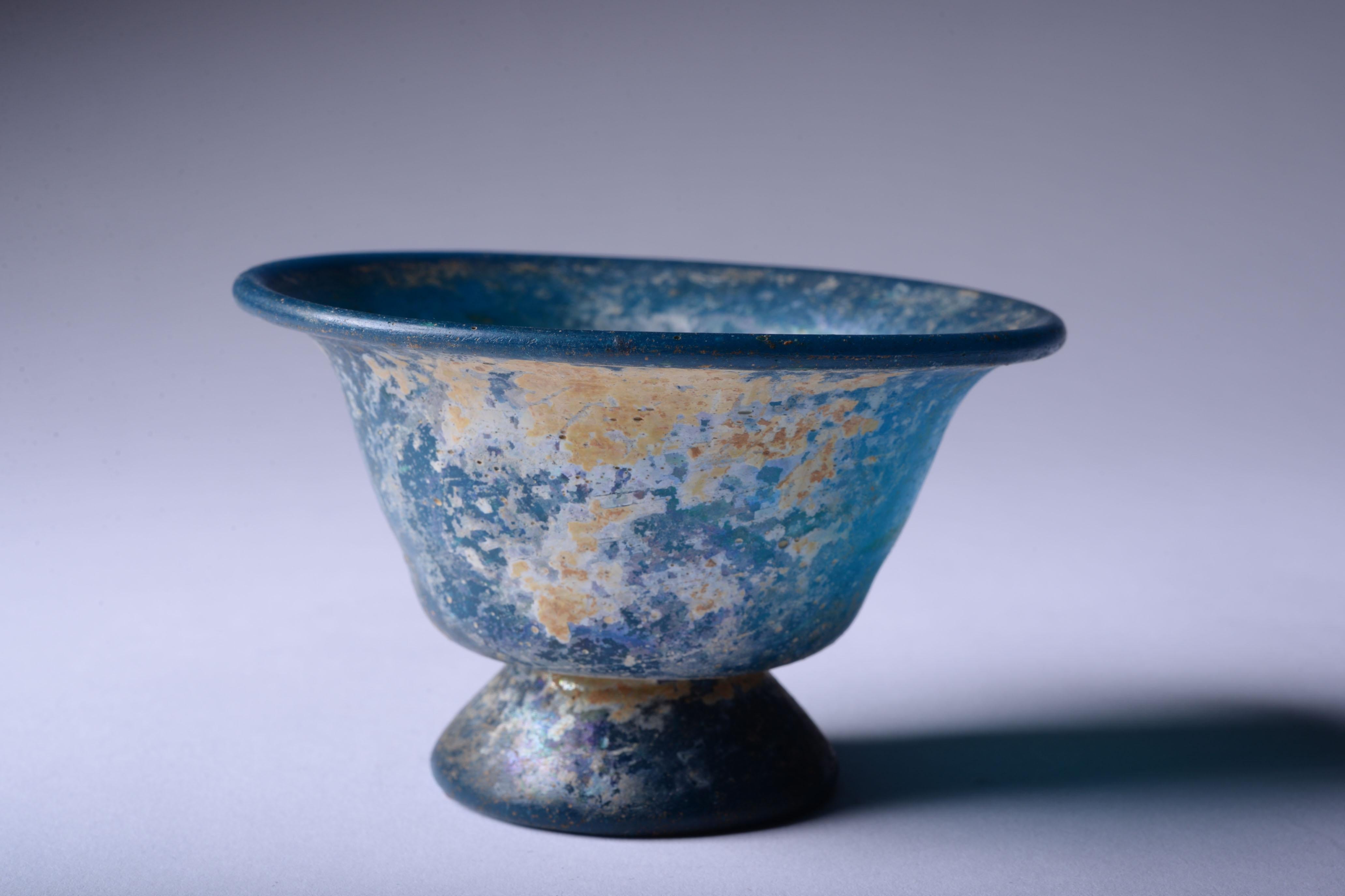 ancient roman glass cup