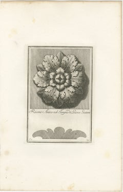 Ancient Rosette in the Temple of Jupiter the Stayer, 1780