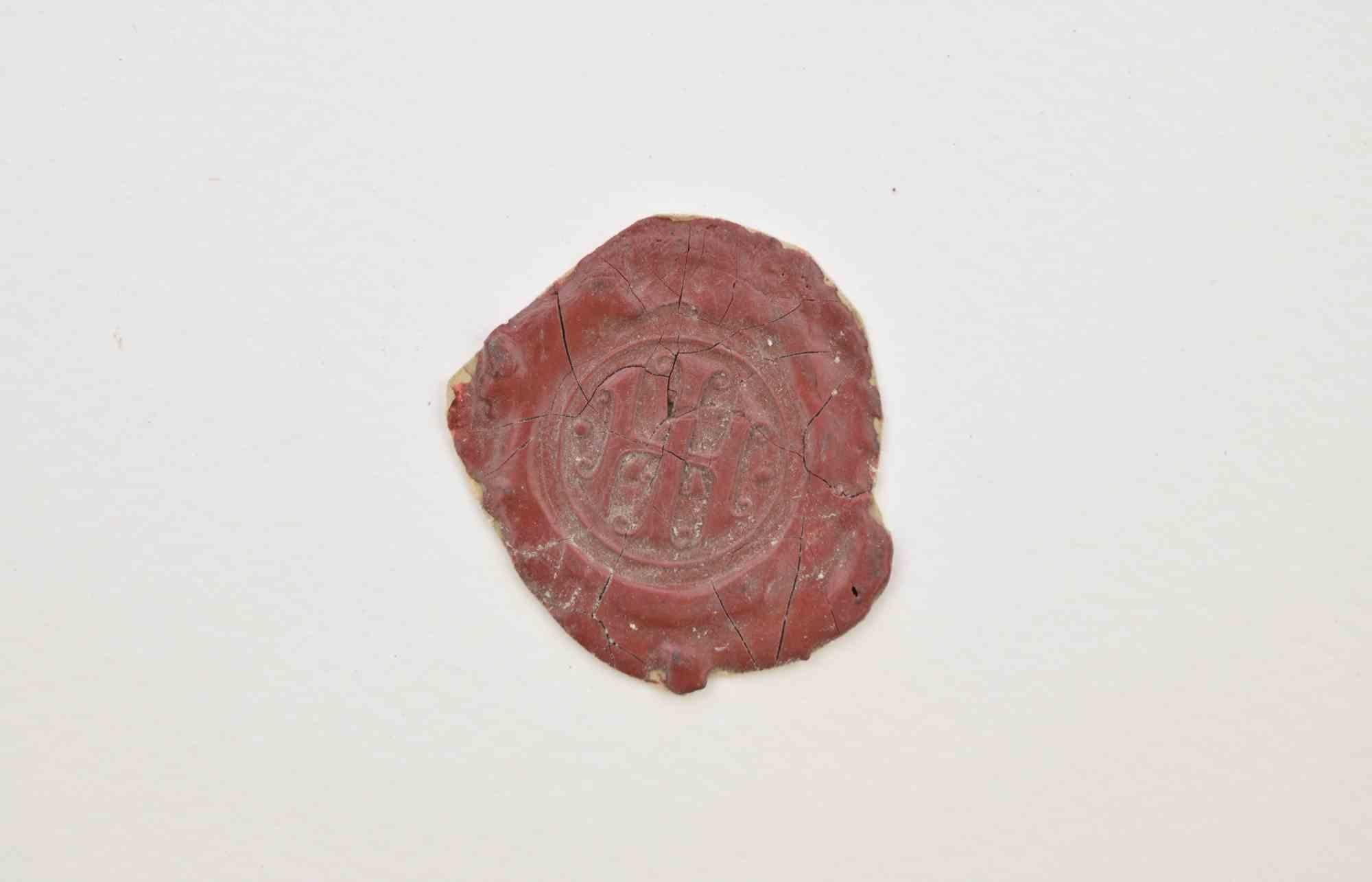 Antico sigillo di cera sigillante. Italia, fine del XVIII secolo.

Buone condizioni con segni dell'età.