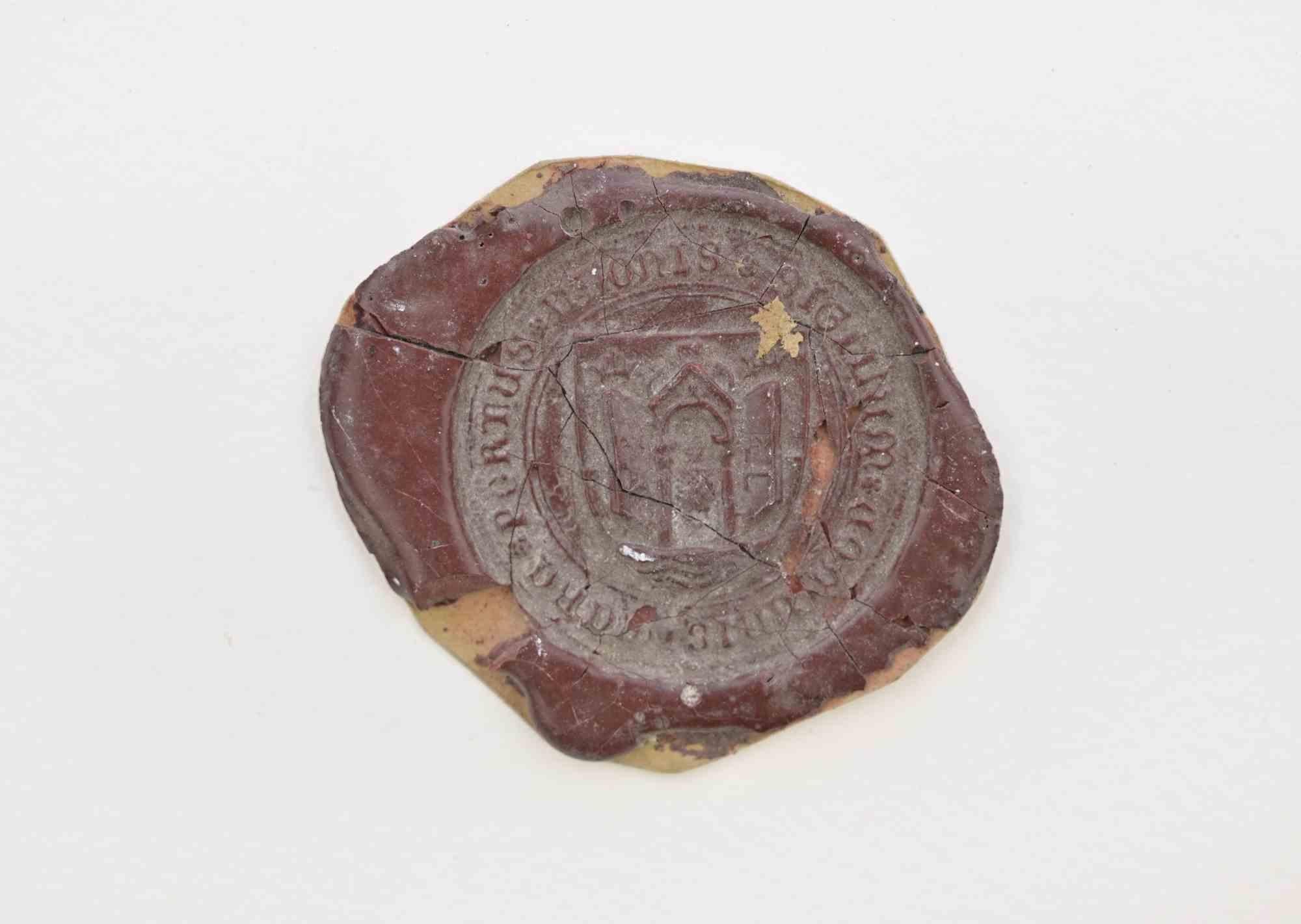 Antico sigillo di cera sigillante. Italia, fine del XVIII secolo.

Buone condizioni con segni dell'età.