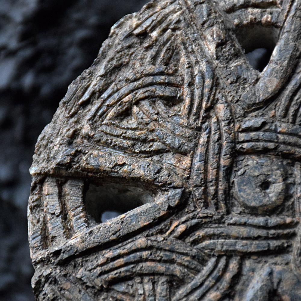 Ancient Serpentine Celtic Cross 3