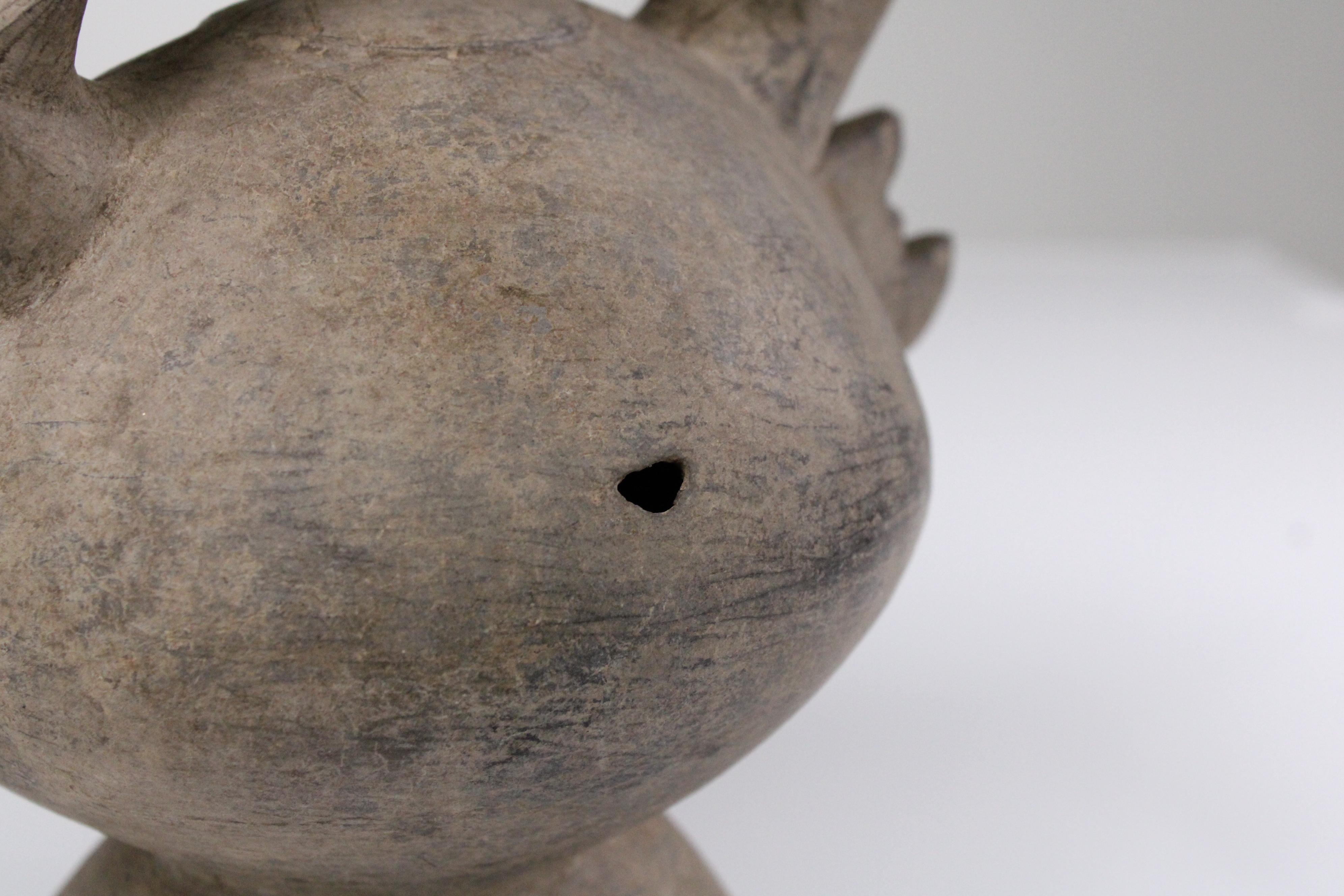 Argilla Antico vaso di ceramica a due becchi Sican-Chimu - Manufatto Pre-Columbian in vendita