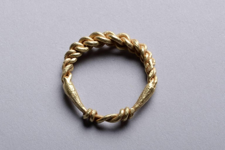 Ancient Solid Gold Viking Ring, 950 AD For Sale at 1stdibs