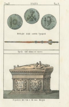 Ancient Spanish Coins, the Last Moorish King's Sword and the Cid's Tomb, 1842