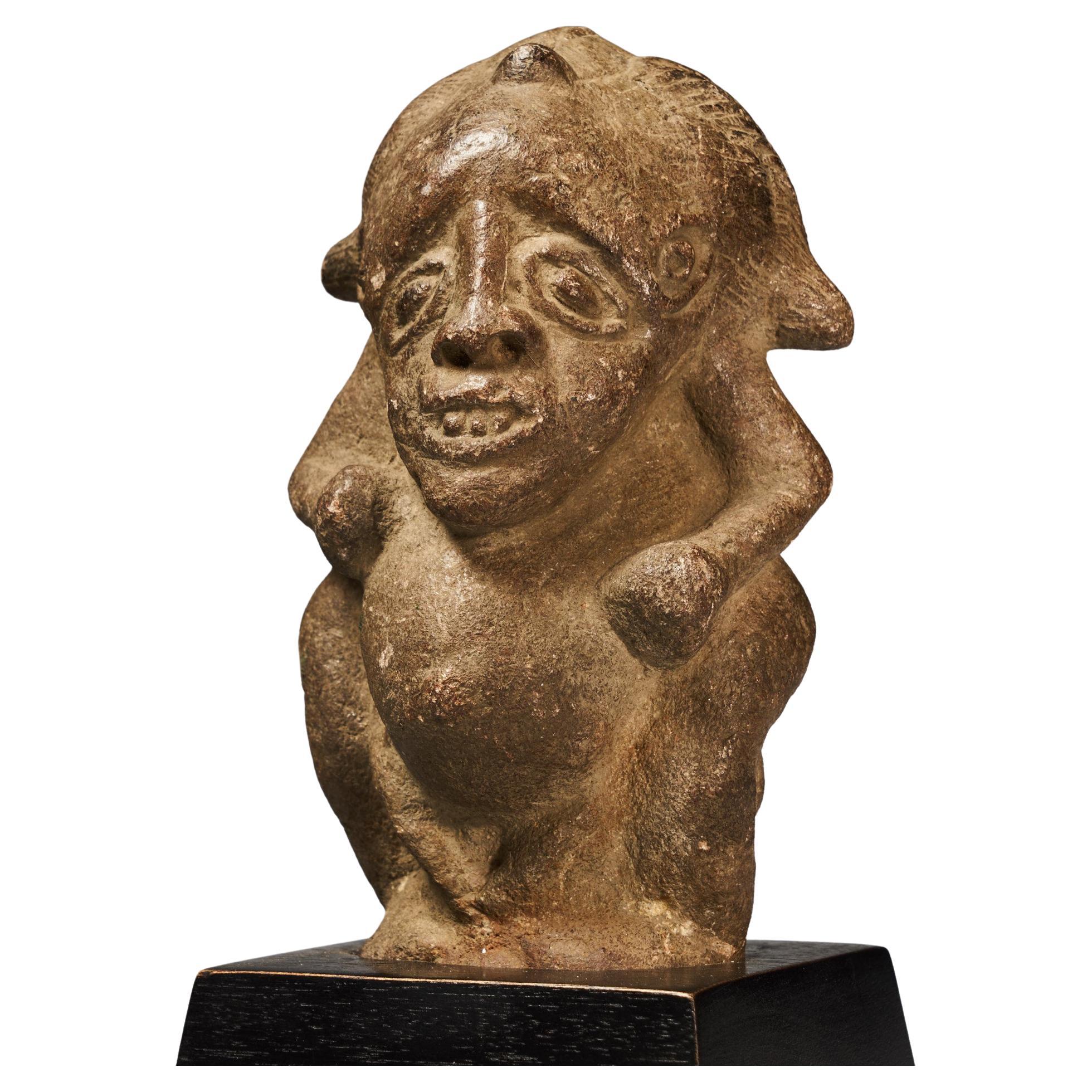 Ancient Stone Statue, West Africa possibly Sierra Leone For Sale