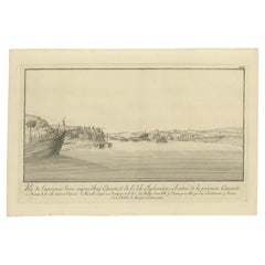 La antigua Syene (Asuán) y la isla Elefantina - Egipto Grabado, c.1755