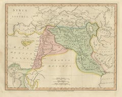 Ancient Syria & Assyria Map — Biblical Near East, Wilkinson London 1815