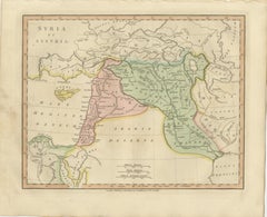 Ancient Syria & Assyria Map — Biblical Near East, Wilkinson London 1815