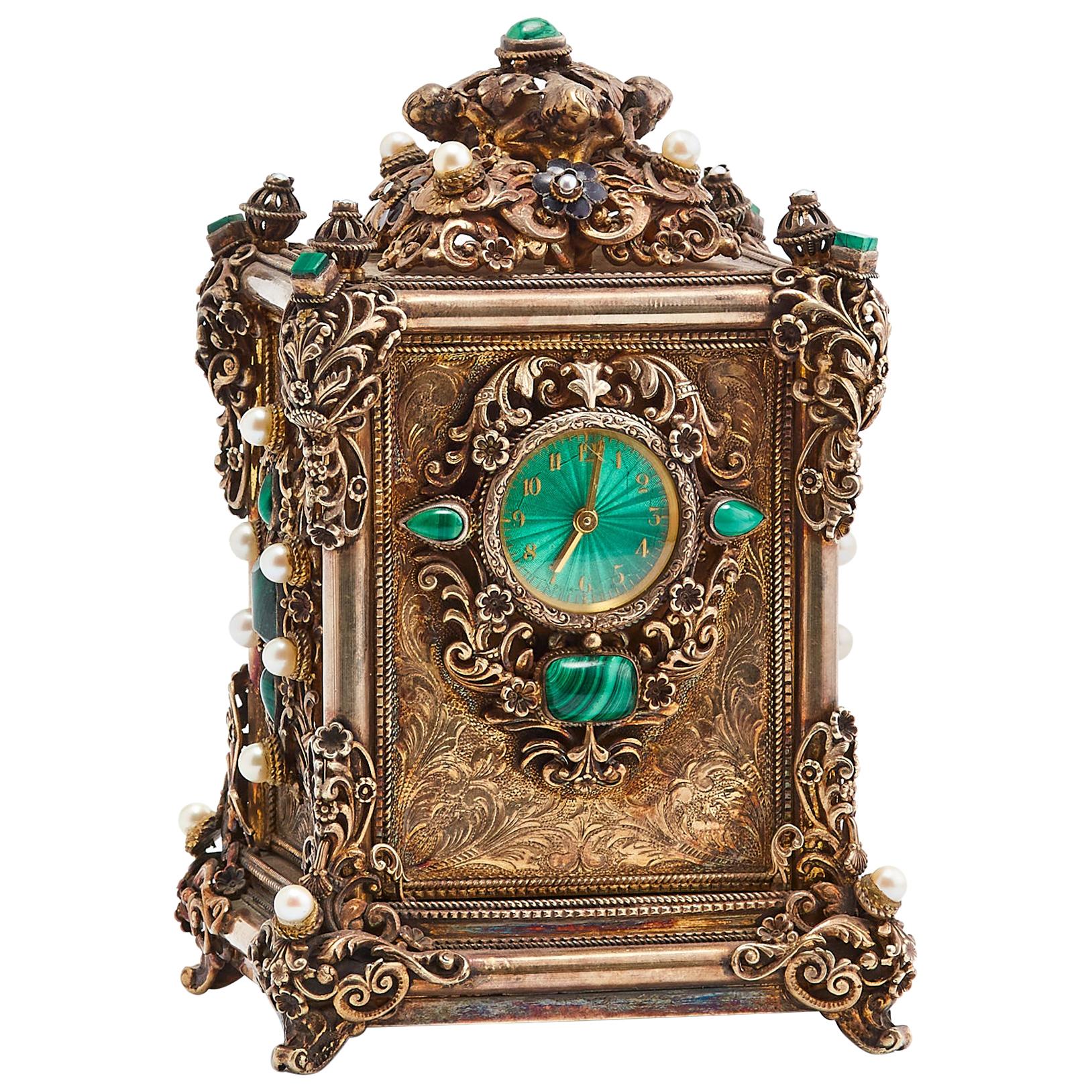 Ancient Table Clock For Sale