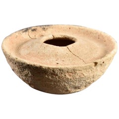 Ancient Terracotta Byzantine Oil Lamp 6th-7th Century AD, ON SALE 