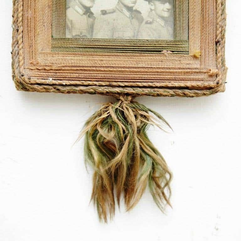 East Asian Ancient Textile Frame For Sale