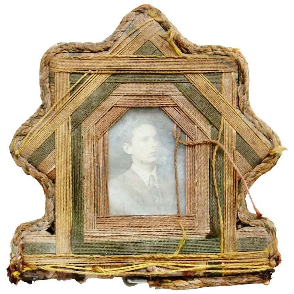 Mid-20th Century Ancient Textile Frame For Sale