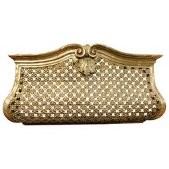 Ancient Theater Or Church Balcony, In Perforated And Gilded Wood, '700 Venice