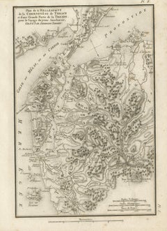 Ancient Troy and Hellespont Map by Ambroise Tardieu, 1825