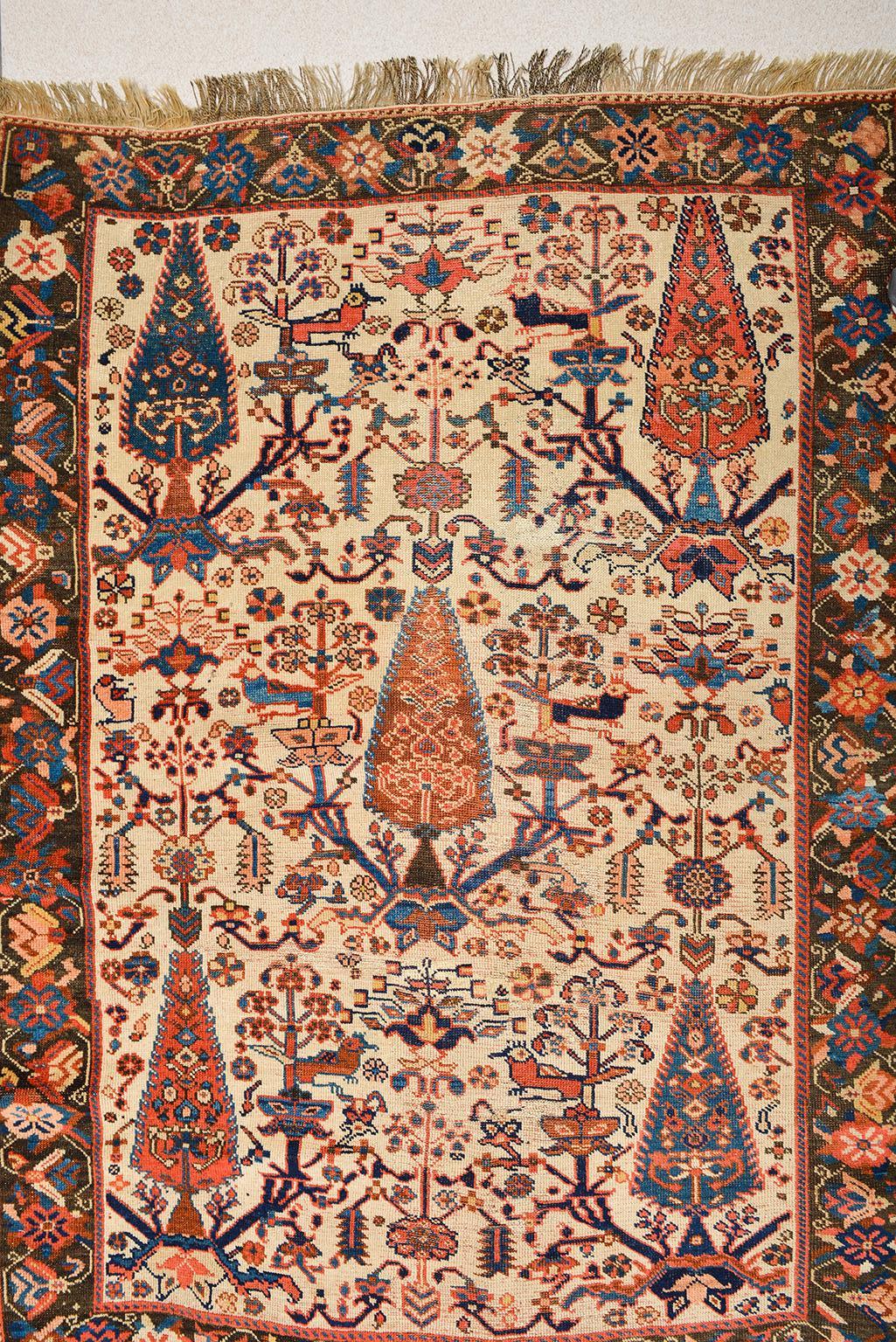 Ancien spécimen unique du tapis oriental nomade en vente 3