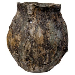 Ancient Vessel- Deep Earth Vase