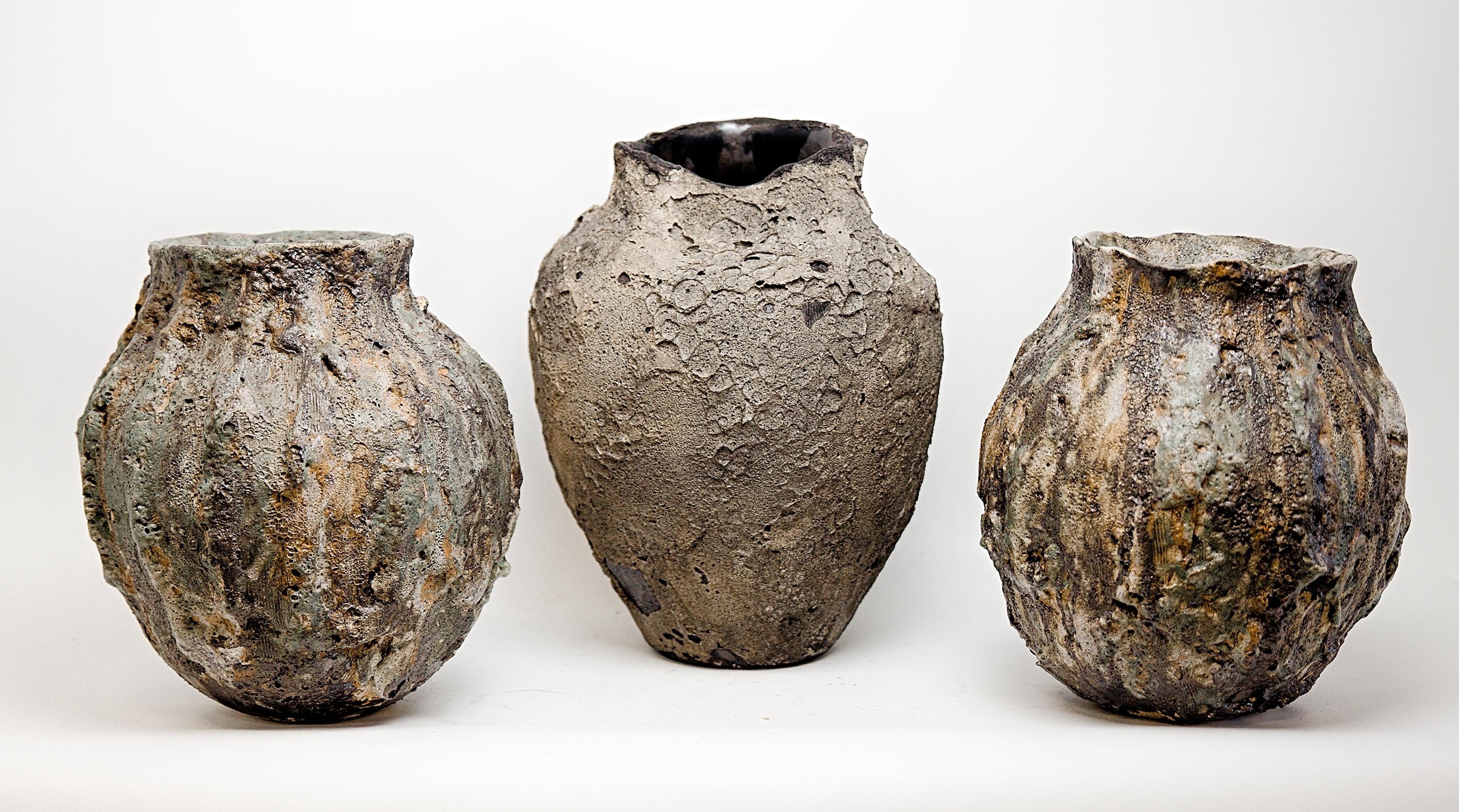 Vaso antico - Vaso di Lave fatto a mano in vendita 7
