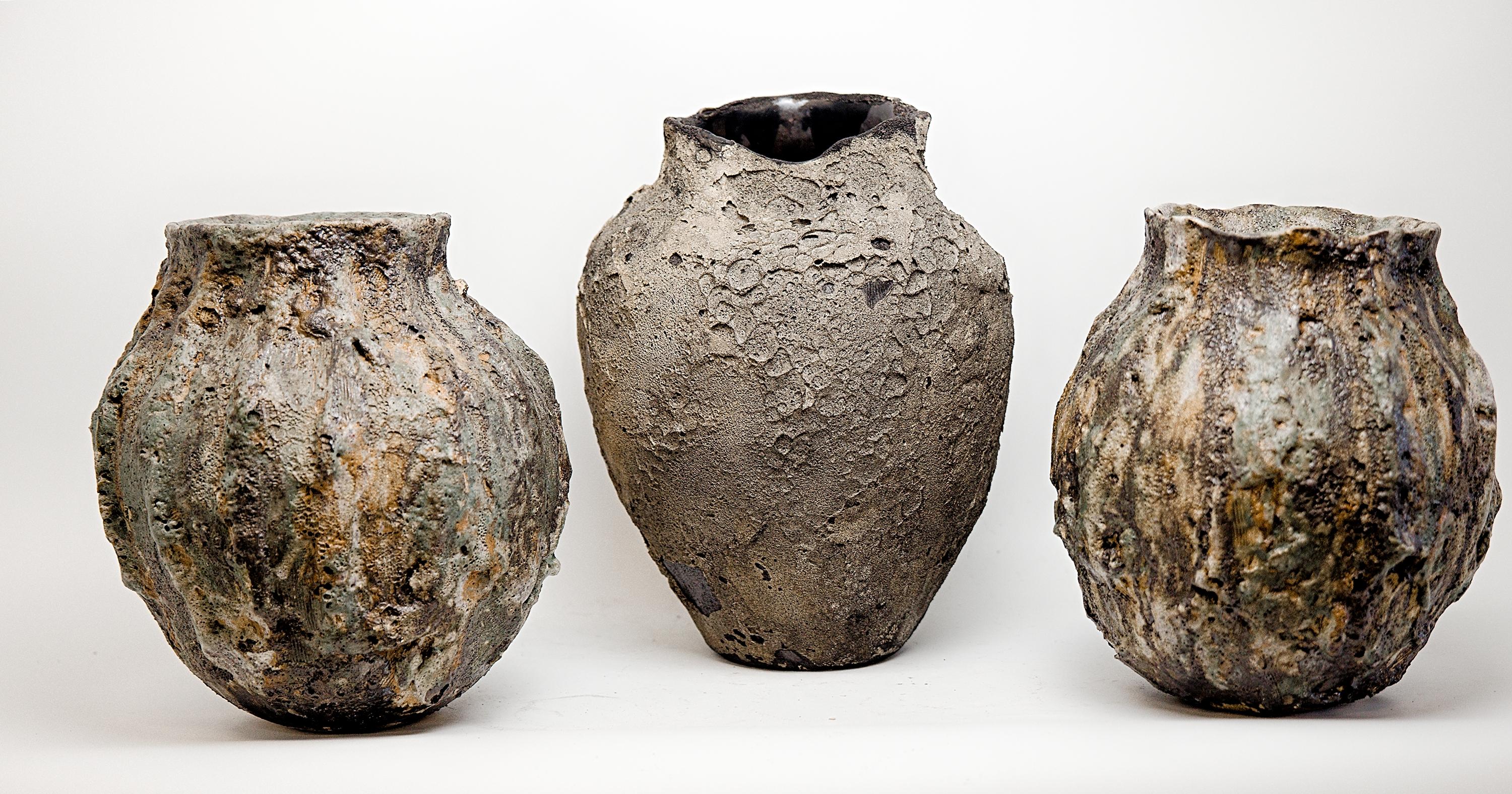 Vaso antico - Vaso di Lave fatto a mano in vendita 8