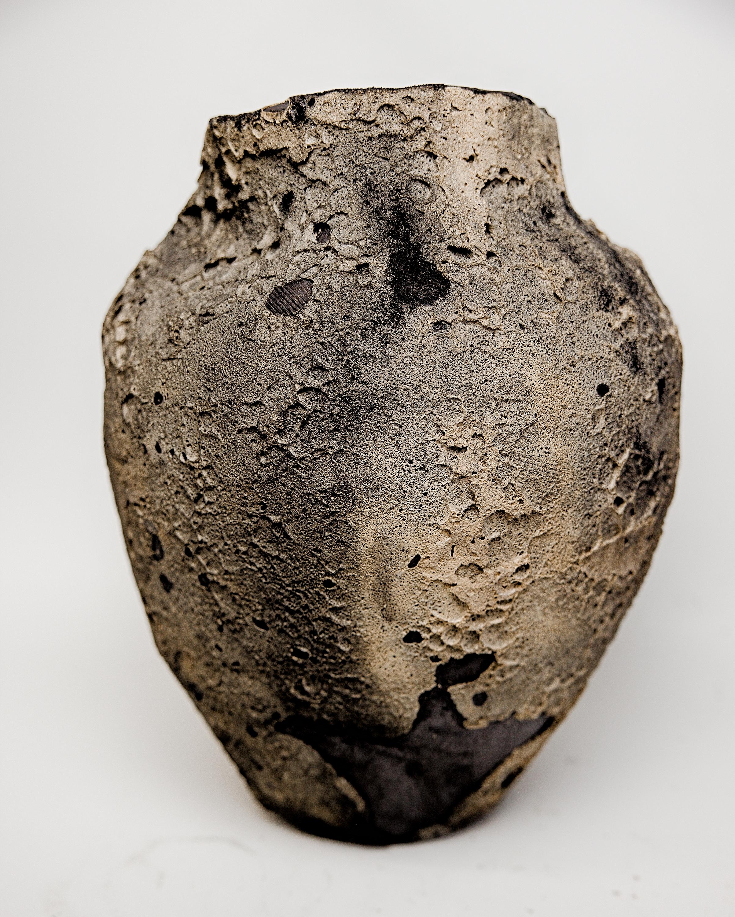 Smaltato Vaso antico - Vaso di Lave fatto a mano in vendita