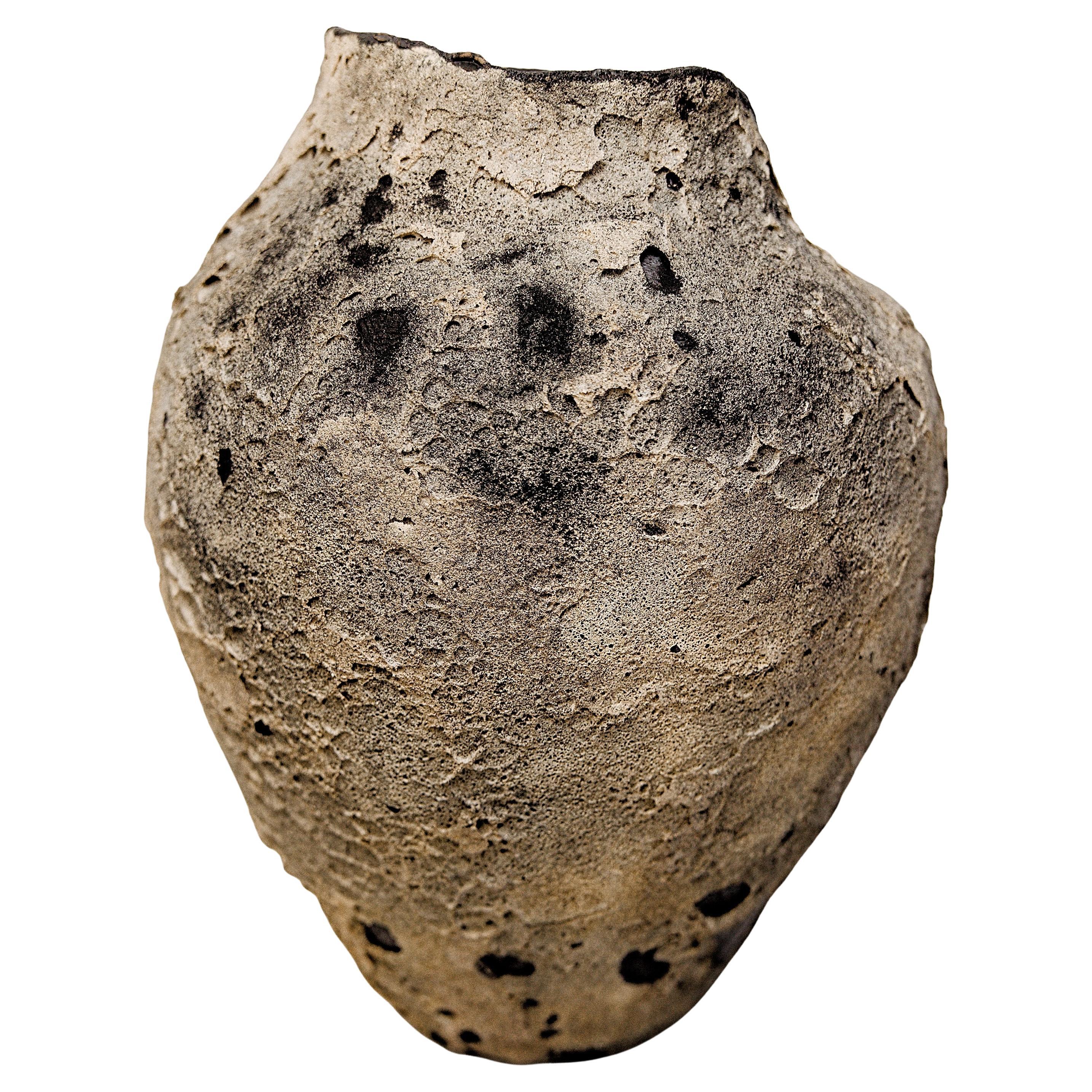 Ancient Vessel- handmade Lave Vase