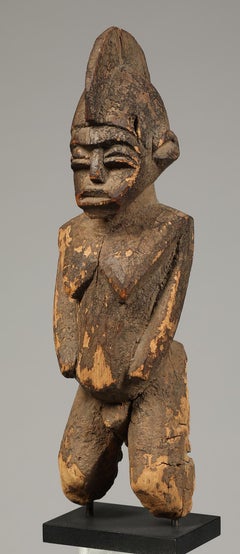 Ancient Weathered and Eroded Powerful Standing Lobi Figure