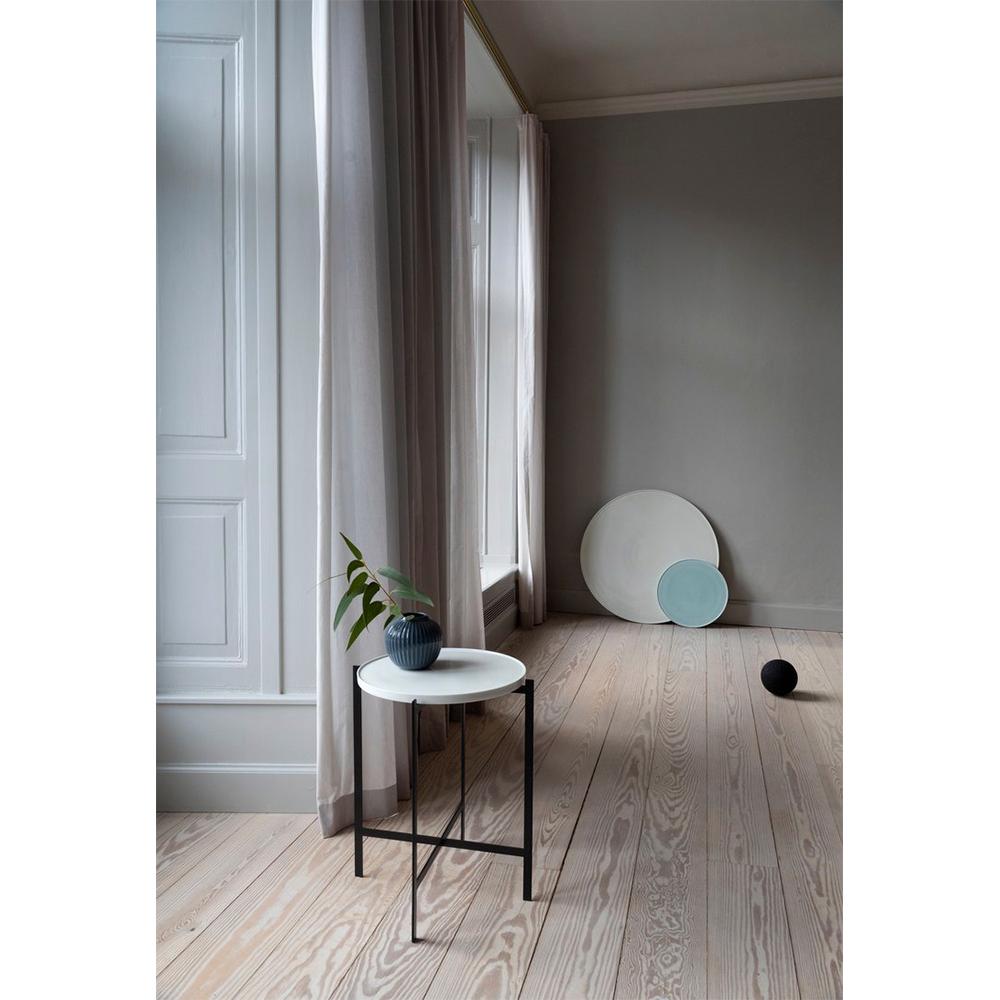Post-Modern Ancient White Porcelain Small Deck Table by OxDenmarq