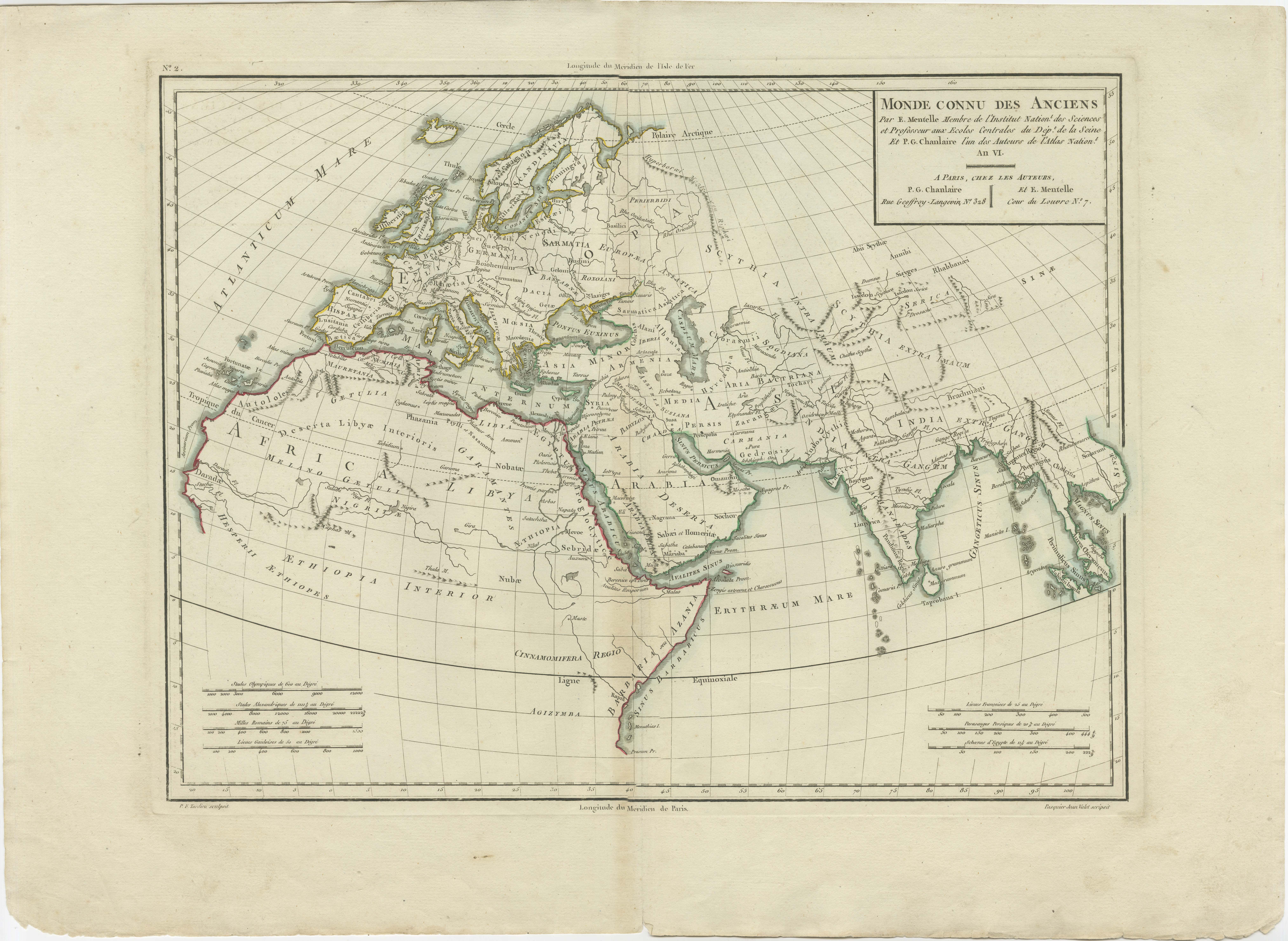 Antique Map Description with title: 