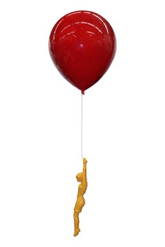 Lady with a Balloon, Resin