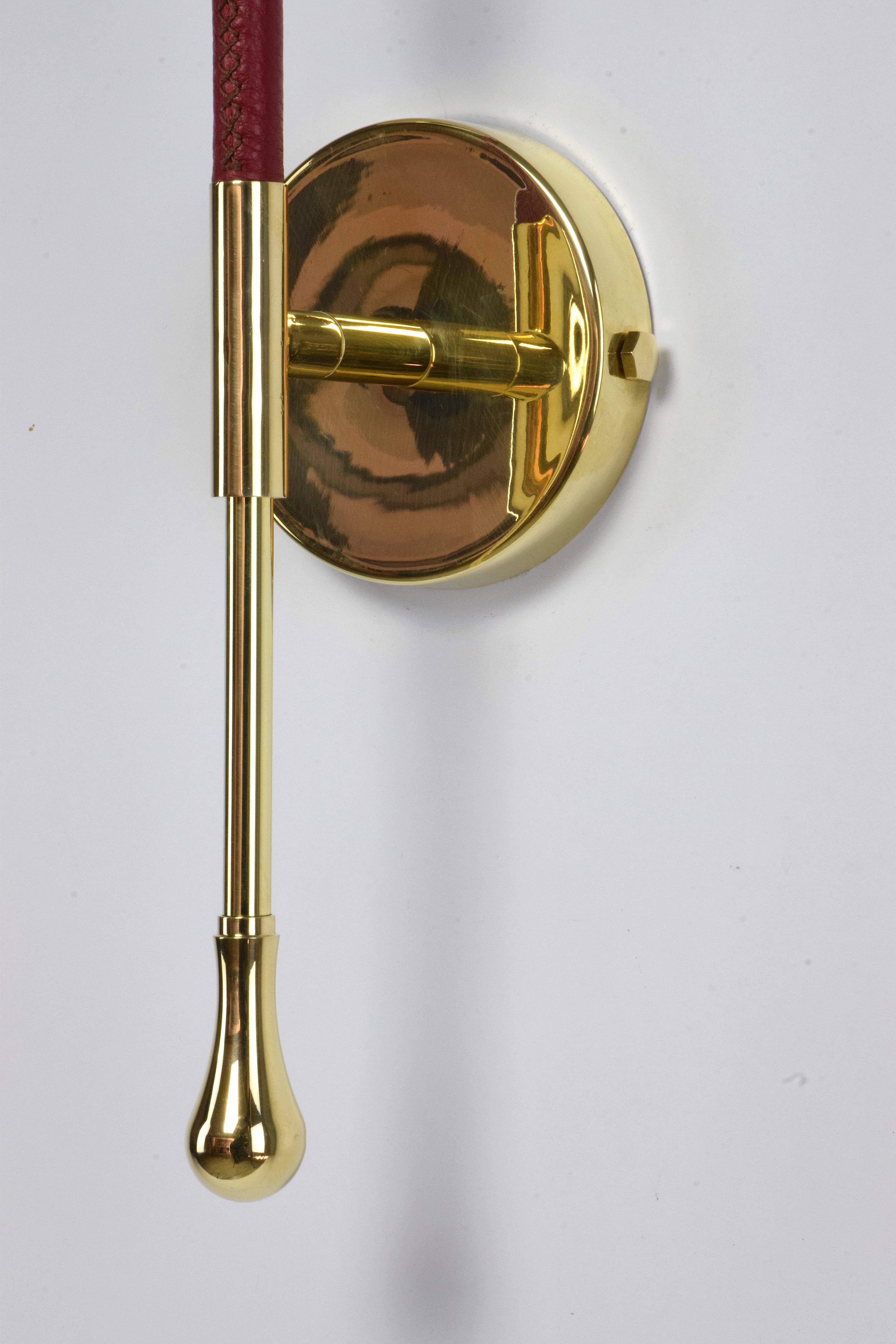 Ancora-W1 Contemporary Articulating Brass Wall Light, Collection Flow en vente 2