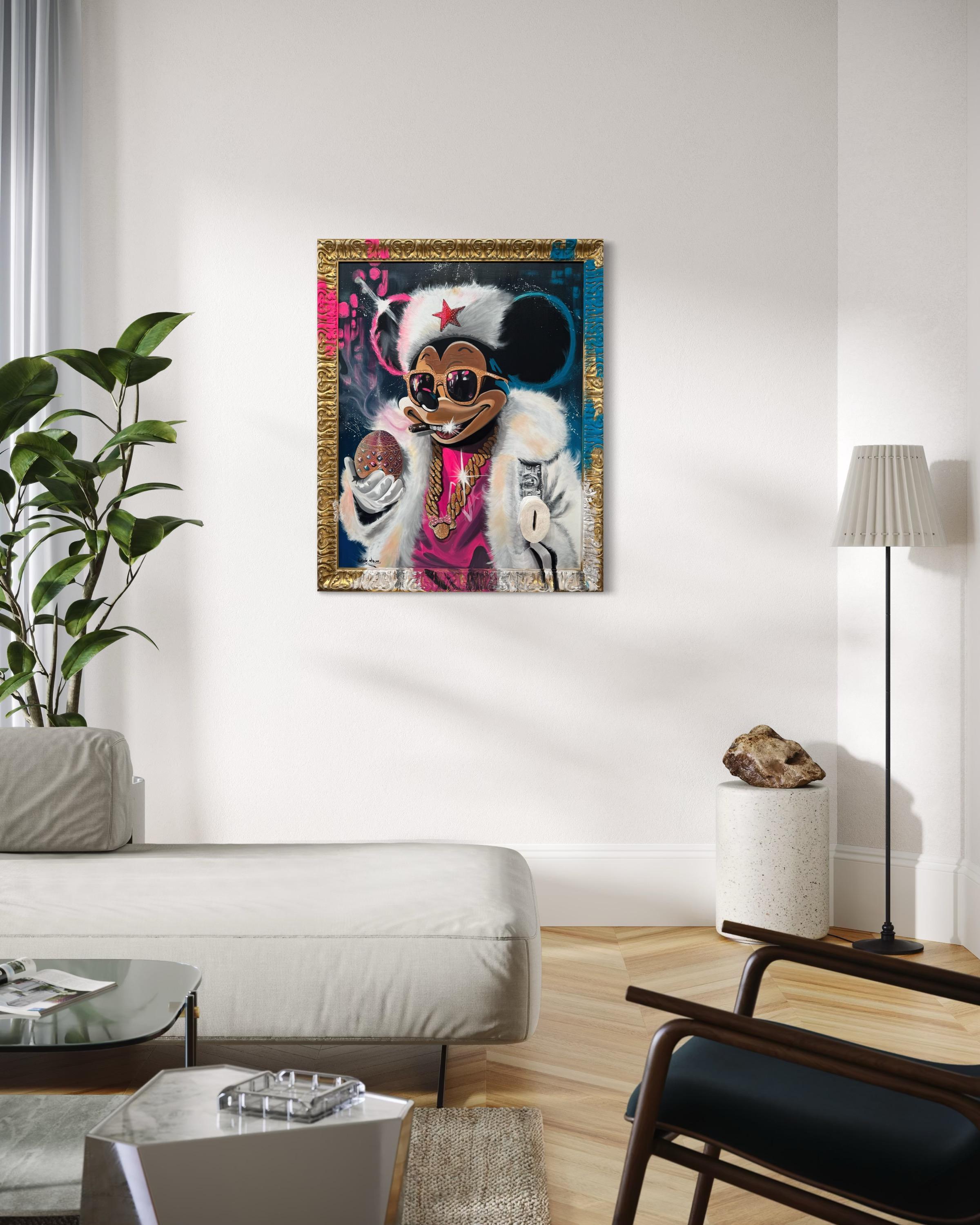 KING OF THE STREETZ “Once upon a time… I took over.” - Pop Art Painting by Ancsa Weide 