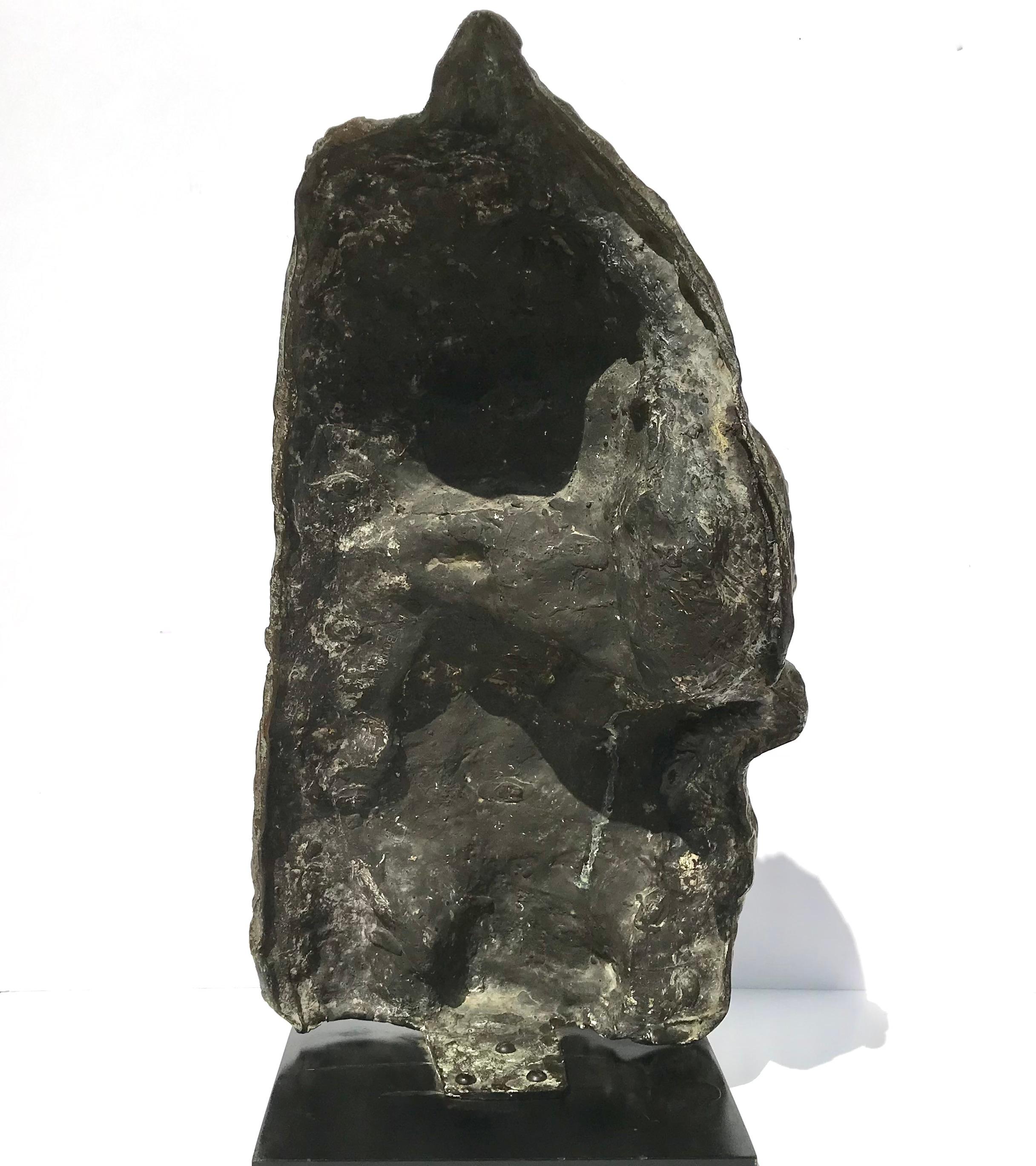 Escultura Brutalista de Bronce 