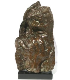 Sculpture brutaliste La Nuit De Profil