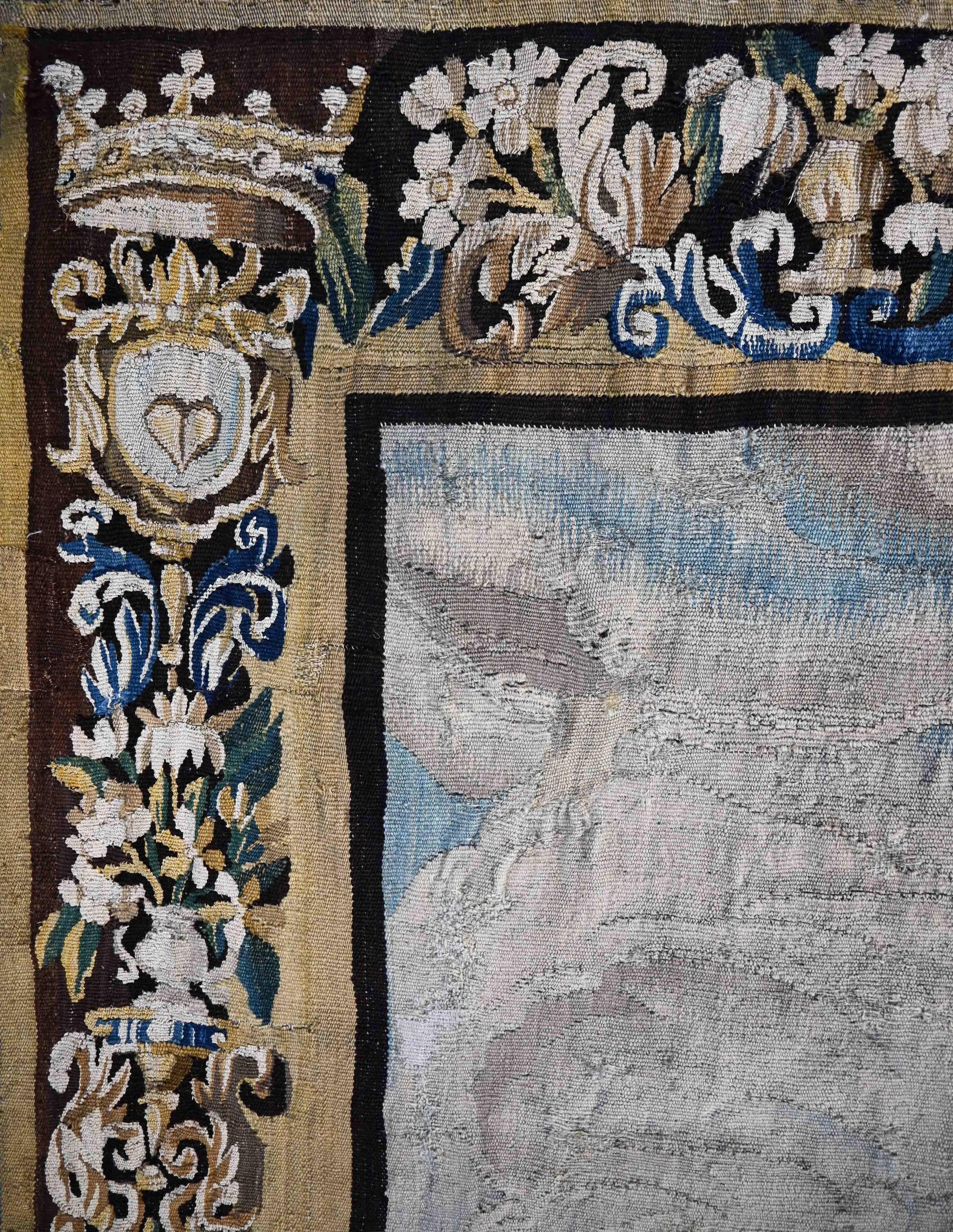 E un grande segno apparve nel cielo, Apocalisse 12 - Arazzo Fiammingo 17° N 1525 in vendita 2