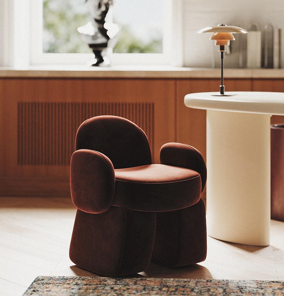 Sillón AND - Bouclet blanco de Hermhaus en venta 2
